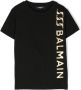 Balmain Kids T-shirt met logopatch Zwart - Thumbnail 1