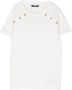 Balmain Kids T-shirt met logoprint Wit - Thumbnail 1