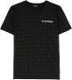 Balmain Kids T-shirt met logoprint Zwart - Thumbnail 1