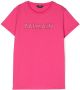 Balmain Kids T-shirt verfraaid met kristallen Roze - Thumbnail 1