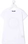 Balmain Kids T-shirtjurk met logo-reliëf Wit - Thumbnail 1