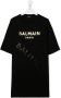 Balmain Kids T-shirtjurk met logoprint Zwart - Thumbnail 1