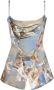 Balmain Korset top Blauw - Thumbnail 1