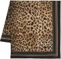 Balmain Zijden sjaal met luipaardprint Brown Dames - Thumbnail 2