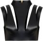 Balmain Leren top Zwart - Thumbnail 1