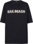 Balmain T-shirt met kristallen applicatie Black Heren - Thumbnail 1