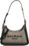 Balmain B-Leger canvas tas met leren inzetstukken Multicolor Dames - Thumbnail 1