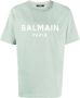 Balmain T-shirt met logoprint Groen - Thumbnail 1
