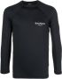 Balmain T-shirt met logoprint Zwart - Thumbnail 1