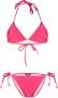 Balmain Bikinitop met logoprint Roze - Thumbnail 1