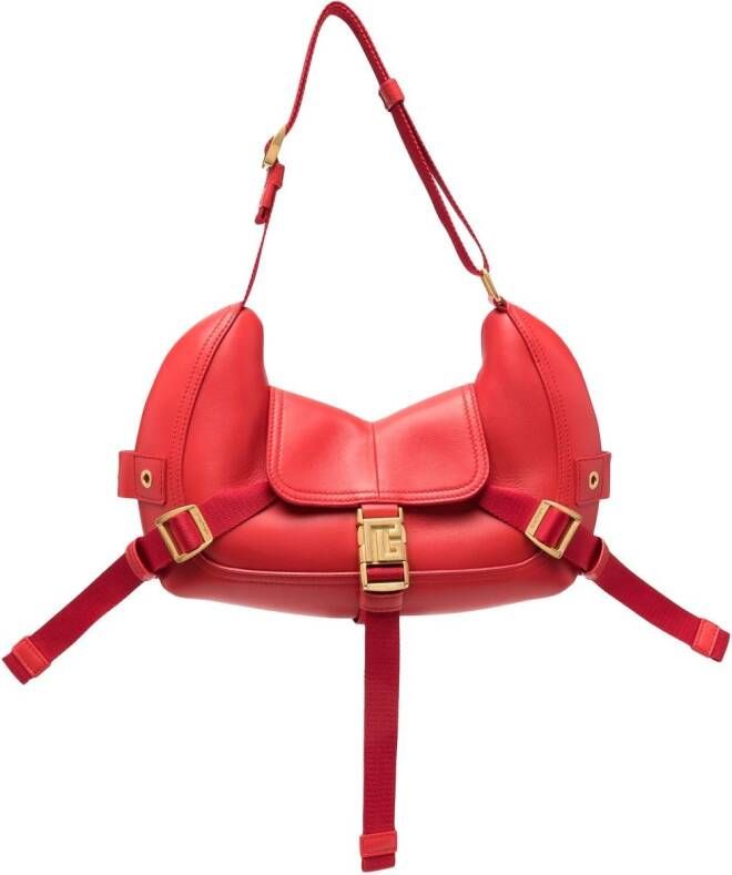 Balmain Major kleine schoudertas Rood