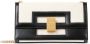 Balmain Medium-sized black and white leather 1945 Heritage bag White Dames - Thumbnail 1