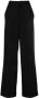 Balmain Broek met wijde pijpen Zwart - Thumbnail 1