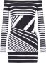 Balmain Mini-jurk met jacquard Zwart - Thumbnail 1