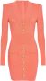 Balmain Mini-jurk met V-hals Roze - Thumbnail 1