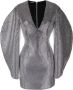 Balmain Mini-jurk verfraaid met edelsteen Metallic - Thumbnail 1