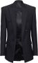 Balmain Satijnen blazer Zwart - Thumbnail 1