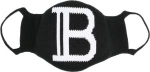 Balmain Mondkapjes set met logo Zwart