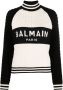 Balmain Sweater met monogram Wit - Thumbnail 1