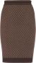 Balmain Mini-rok met jacquard Bruin - Thumbnail 1