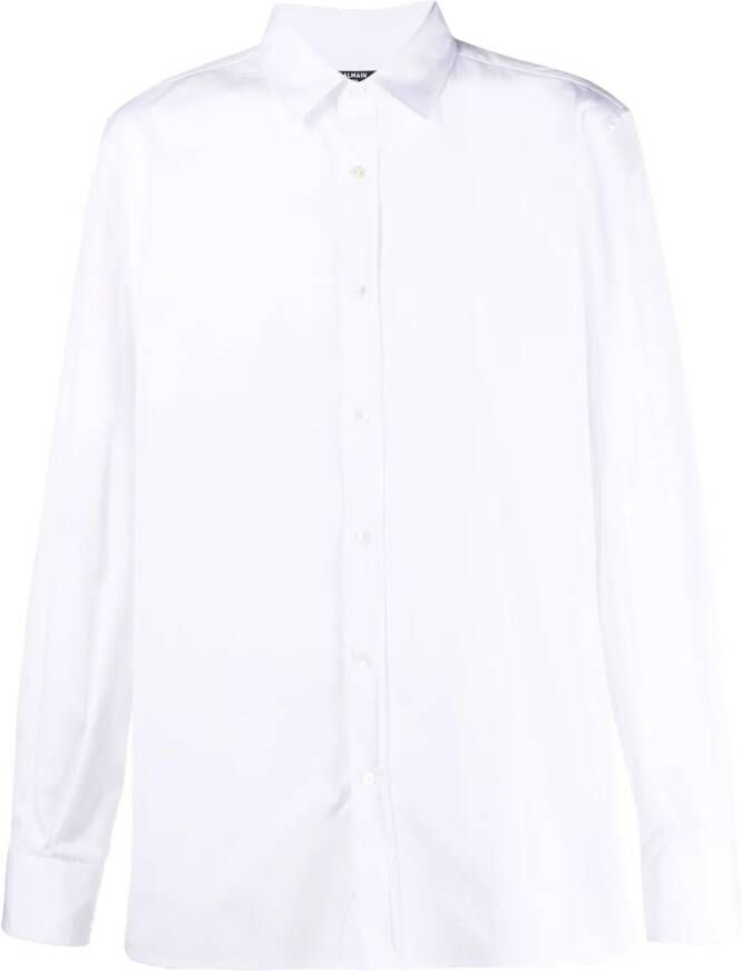 Balmain Overhemd met knopen Wit