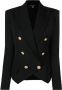 Balmain Wollen double-breasted blazer Black Dames - Thumbnail 1