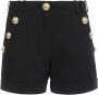 Balmain Piqué shorts Zwart - Thumbnail 1
