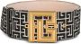 Balmain P-Riem monogram jacquard riem Black Dames - Thumbnail 1