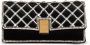 Balmain Zachte fluwelen en parelmoeren pochette uit 1945 Black Dames - Thumbnail 1