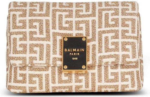Balmain Schoudertassen Beige