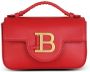 Balmain Smooth leather B-Buzz mini bag Rood Dames - Thumbnail 1