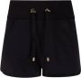 Balmain Shorts met logoprint Zwart - Thumbnail 1
