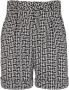 Balmain Bermuda en laine à monogramme Black Heren - Thumbnail 1