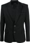Balmain Blazer met enkele rij knopen Zwart - Thumbnail 1