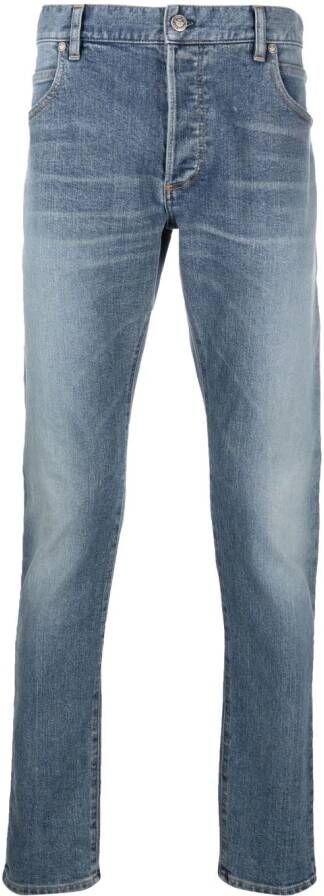 Balmain Slim-fit jeans Blauw