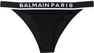 Balmain Slip met logoband Zwart
