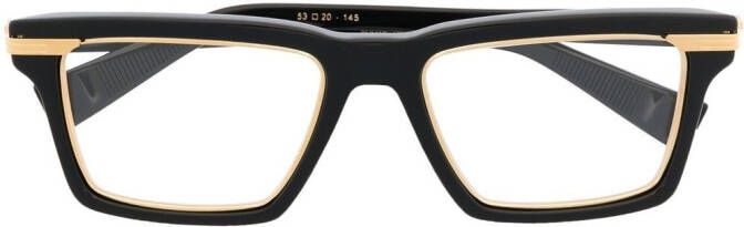 Balmain Eyewear Bril met vierkant montuur Zwart