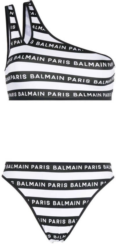 Balmain Off-shoulder bikini Wit