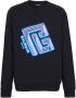 Balmain Sweater met logoprint Zwart - Thumbnail 1