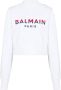 Balmain Sweater met logoprint Wit - Thumbnail 1