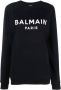 Balmain Sweater met logoprint Zwart - Thumbnail 1