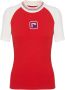 Balmain T-shirt met borduurwerk Rood - Thumbnail 1