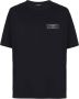 Balmain T-shirt met logopatch Zwart - Thumbnail 1