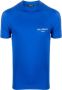 Balmain T-shirt met logoprint Blauw - Thumbnail 1
