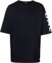 Balmain T-shirt met logoprint Zwart - Thumbnail 1