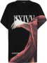 Balmain Boxy fit statue print T-shirt Zwart Heren - Thumbnail 1