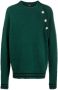 Balmain Trui met knopen Groen - Thumbnail 1