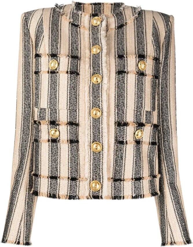 Balmain Tweed jack Beige