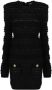 Balmain Tweed mini-jurk Zwart - Thumbnail 1