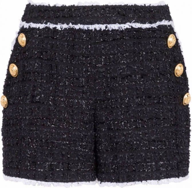 Balmain Tweed shorts Bruin